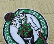 MD緑茶■新品NBAボストン・セルティックスBoston Celtics 刺繍ワッペン（パッチ）◆バスケットボール◎アメリカ　　スポーツ◆激渋_画像3