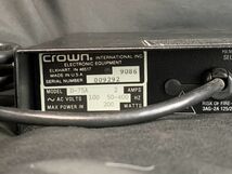 0u1k39A010 【通電OK】AMCRON CROWN D-75A パワーアンプ アムクロン クラウン オーディオ機器 現状品_画像5