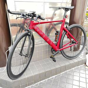 定価約9万 都内配送無料 TK■ ターン TERN 21 RIP RERN SHIMANO Claris シマノ クラリス クロスバイク 赤 自転車