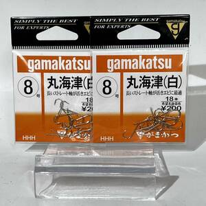 TK■ がまかつ Gamakatsu 丸海津 8号 白