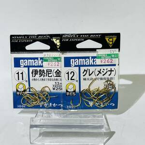 TK■ がまかつ Gamakatsu 伊勢尼（金) グレ メジナ 11号 12号