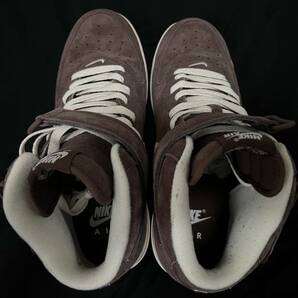 NIKEナイキエアフォース1AIRFORCE1ワンMID26.5cmチョコchoco送料無料ブラウンbrownミッドUS8.5茶スニーカーの画像3