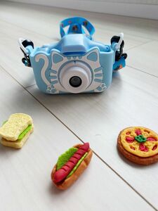 子供カメラ キッズカメラ 子供デジタルカメラ SDカード付 誕生日プレゼント プレゼント ケース付 トイカメラ 50 グリーン