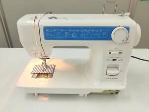 ★H　JANOME（ジャノメ）　【MODEL 390】　☆直線専用ミシン☆通電・試し縫い確認済み☆ジャンク品☆1円スタート