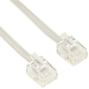  Elecom modular cable 10m slim white MJ-10WH