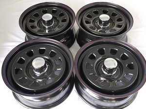 新品 デイトナ 16-7.0J＋33 5-114.3 ブラック ホイール4本SET アウトレット特価 ハイラックスRZN147 ハイエース100系 (W2381-2)