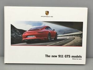 美品 雑誌 ポルシェ 911 The new GTS カタログ 2309BKR087