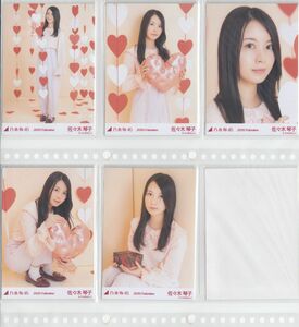 ★乃木坂46　生写真　佐々木琴子　2020 Valentine　5種セット　コンプ
