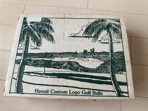 Hawaii custom Logo Golf Balls SPALDING ハワイ有名 ゴルフコース ボールセット アンティーク品 ko lina waikoloa ハワイ コレクター