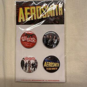 AEROSMITH エアロスミス　缶バッジ　2013来日物販グッズ