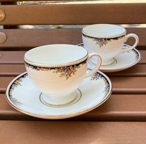 英国王室御用達　WEDGWOOD OSBORNE teacup C/S ×2 送料無料