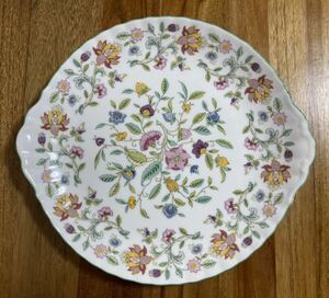 英国王室御用達 MINTON HADDON HALL B&B PLATE L 31.5×29cm 送料無料