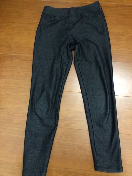 【美品】gap 薄め生地デニム風レギンス 140cm
