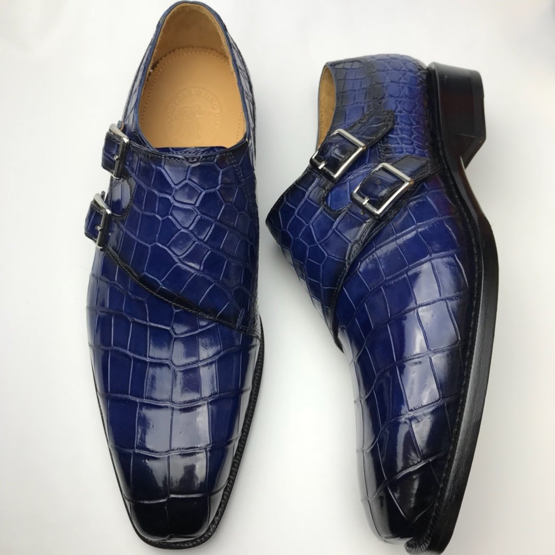 Yahoo!オークション - ワニ革 メンズシューズ 紳士靴 皮靴