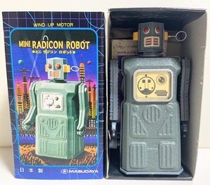  Vintage больше рисовое поле магазин Mini радиоконтроллер робот размер : примерно 12cmzen мой сделано в Японии MASUDAYA коллекция серии 
