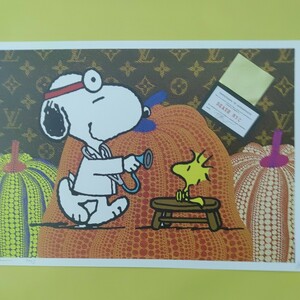 DEATH NYC 世界限定100枚 アートポスター　SNOOPY　スヌーピー　草間彌生　南瓜　かぼちゃ　ドクター　医者　LOUISVUITTON　ルイヴィトン