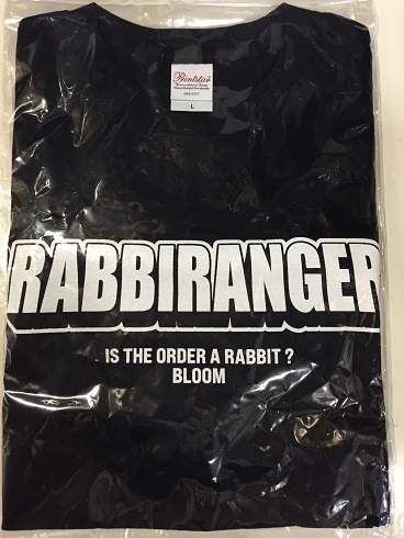 ♪ ラビレンジャーTシャツ ネイビー サイズ:L ご注文はうさぎですか? BLOOM AnimeJapan 2021