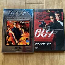 送料無料 中古DVD2枚セット【007ワールド・イズ・ノット・イナフ／007ダイ・アナザー・デイ】スパイアクション980_画像1