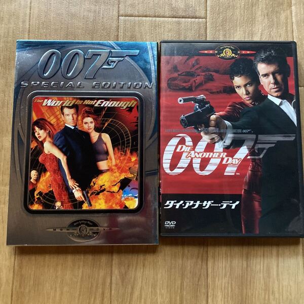 送料無料 中古DVD2枚セット【007ワールド・イズ・ノット・イナフ／007ダイ・アナザー・デイ】スパイアクション980