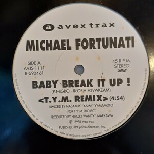 MICHAEL FORTUNATI / BABY BREAK IT UP (T.Y.M. REMIX)/マハラジャ,AVEX TRAX/(AVJS-1111) 