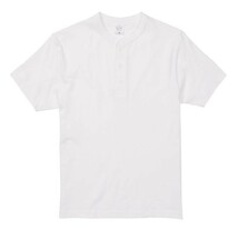 半袖Tシャツ XL ブラック ヘンリーネック メンズ 半袖 Tシャツ やや厚手 5.6オンス 無地T A512 LL 2L 黒 黒色_画像7