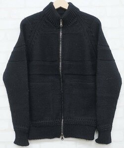 5T1042■junhashimoto KNIT BLOUSON ジュンハシモト ニットブルゾン