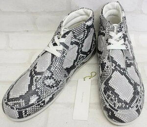 1S5580# new goods footthecoacher OTAR SK8 python foot The Coach .- sneakers python 26.5cm