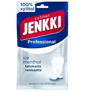 Cloetta Jenkki Chloe  Thai .nki Pro men sole taste xylitol gum 1 sack ×90g Finland. confection. 