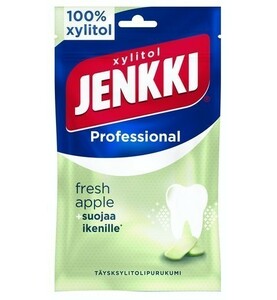 Cloetta Jenkki Chloe  Thai .nki Pro fresh Apple taste xylitol gum 16 sack ×80g Finland. confection. 