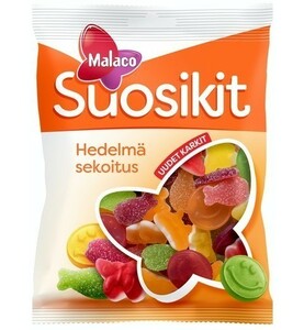 Malaco Suosikit マラコ ポピュラー フルーツ味 グミ 10袋×230g 北欧のお菓子です