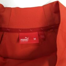PUMA プーマ　長袖 モックネックシャツ　ハイネック　アンダーシャツ　オレンジ　メンズ　Mサイズ　39-67a_画像4