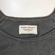 nudie jeans ヌーディージーンズ　長袖Tシャツ　麻混　メンズ　XSサイズ　39-137a_画像4