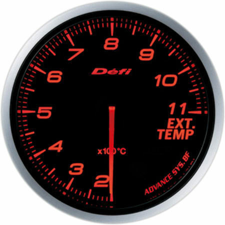 デフィ Defi-Link Meter ADVANCE BF 排気温度計 φ60 照明色：アンバーレッド DF10602
