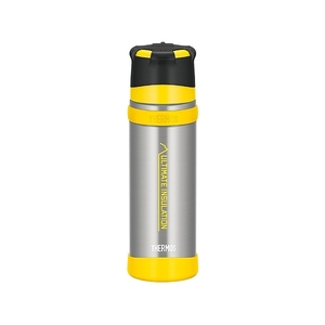 サーモス/THERMOS ステンレスボトル クリアステンレス 0.5L 山専用・保冷保温・丸洗いOK FFX-501(CS)