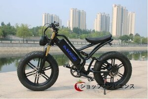  new goods! 20x4.0 -inch retro electromotive bicycle 48v 750w 13Ah 40-50km lithium battery motocross 