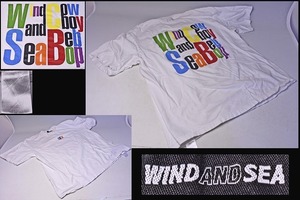 WIND AND SEA ★ ウィンダンシー ★ カウボーイビバップ ★ COWBOY BEBOP ★ Tシャツ ★ L ★ カラフルロゴ ★ 中古品 ★ タグの文字が薄い