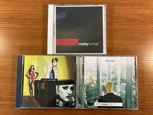 W3664 モービー CD アルバム 3枚セット Moby, Hotel, Last Night, MobySongs 1993-1998