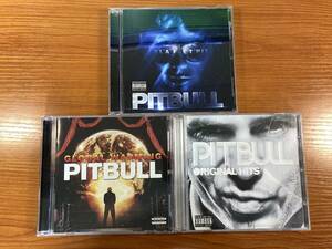 W4430 ピットブル (Pitbull) CD アルバム 3枚セット Original Hits Global Warming Planet Pit