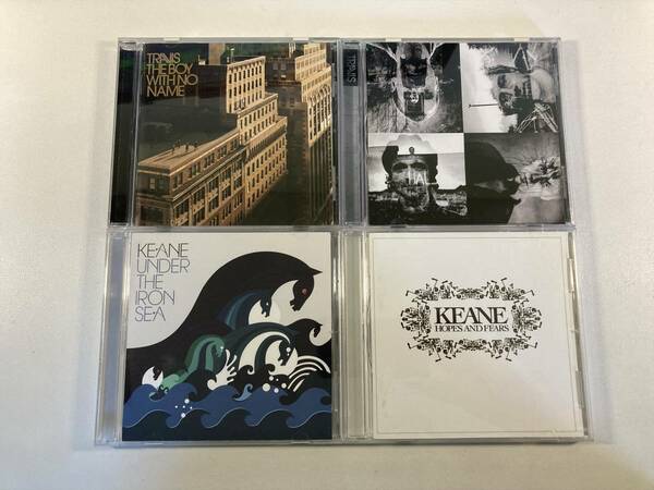 W7562 キーン/トラヴィス CD アルバム 4枚セット KEANE Travis 12 Memories The Boy With No Name Hopes and Fears Under the Iron Sea