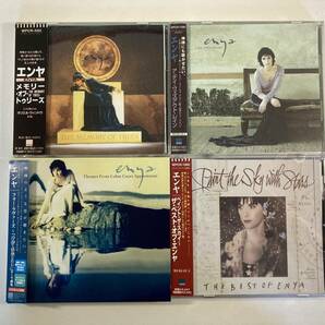W7575 エンヤ CD 国内盤 帯付き アルバム 4枚セット Enya Memory of Trees a day without rain Paint the Sky with Stars