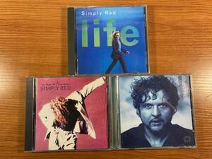 W4755 シンプリー・レッド 3枚セット｜Simply Red ニュー・フレイム A New Flame ライフ Life ブルー Blue