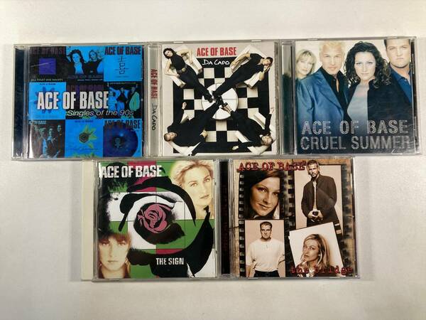 W7583 エイス・オブ・ベイス CD アルバム 5枚セット Ace Of Base Singles of the 90s Da Capo Cruel Summer The Bridge The Sign