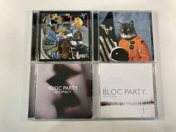 W7610 クラクソンズ/ブロック・パーティー CD アルバム 4枚セット Klaxons Bloc Party Myths of the Near Future Surfing the Void