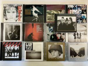 W7619 U2 CD 13枚セット War Unforgettable Fire Joshua Tree Rattle and Hum Achtung Baby Under a Blood Red Sky Pop