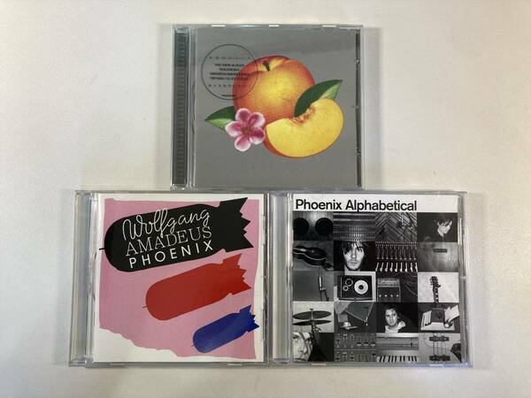 W7627 フェニックス CD アルバム 3枚セット Phoenix Alphabetical Wolfgang Amadeus Phoenix Bankrupt!