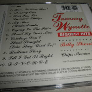 輸入盤 タミー・ウィネット BIGGEST HITS カントリーの画像2