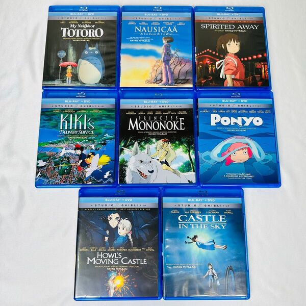 北米版ジブリ Blu-ray 8本セット ★名作☆ プレゼントにも!