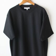 【Lサイズ】新品タケオキクチ THE SHOP TK アーガイル リンクス 半袖Tシャツ 黒　ブラック　メンズ_画像2