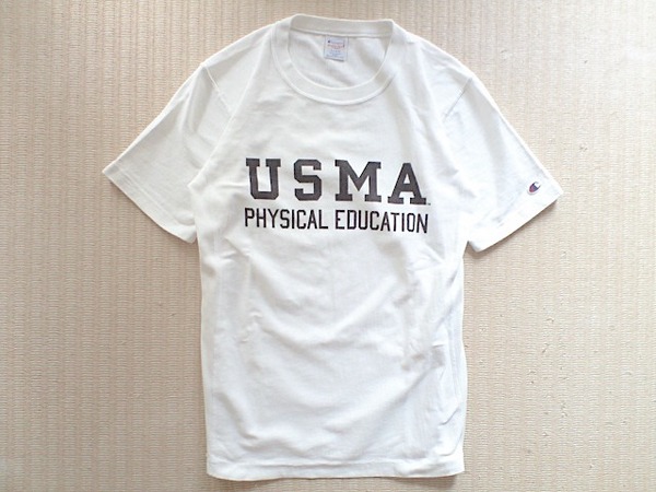即決 XLサイズ USMA プリント Champion REVERSE WEAVE ヘビーウェイト Tシャツ 白 米陸軍士官学校 チャンピオン