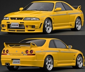 1/18 ignition model ニスモ 400R R33 スカイライン GT-R ミニカー (イエロー) Nismo ニッサン 日産 NISSAN イグニッションモデル IG2252